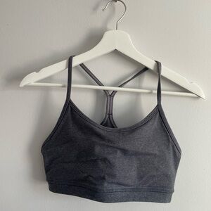 Gray Flow Y Lululemon sports bra